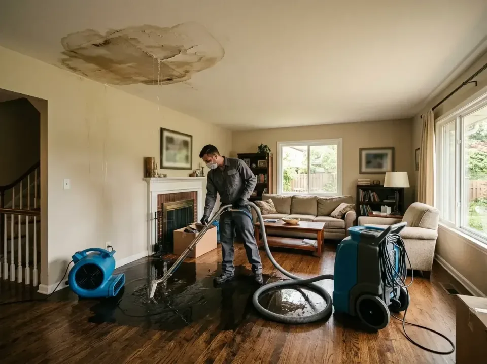 attic-pipe-burst-ceiling-drip-008 — frequently asked questions, Water Damage Restoration & Carpet Care in Wilmington Manor,…